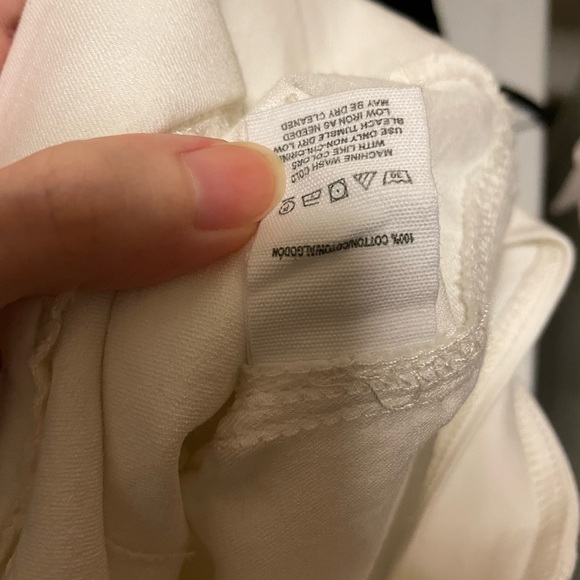 Free people stretch skinny jeans white denim 25 - Picture 3 of 4